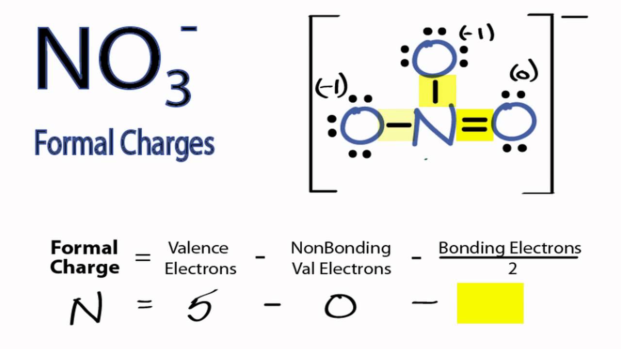 Calculating NO3- Formal Charges: Calculating Formal Charges for NO3-