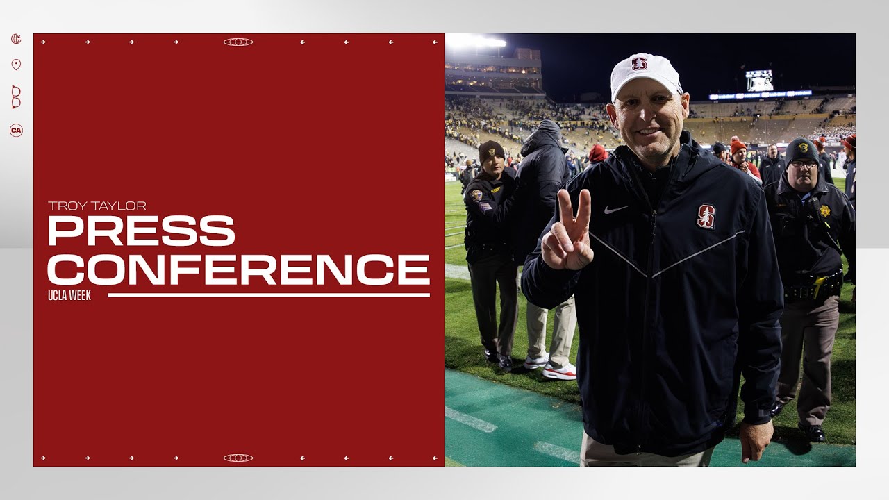 Stanford Football: Coach Taylor Weekly Press Conference | UCLA