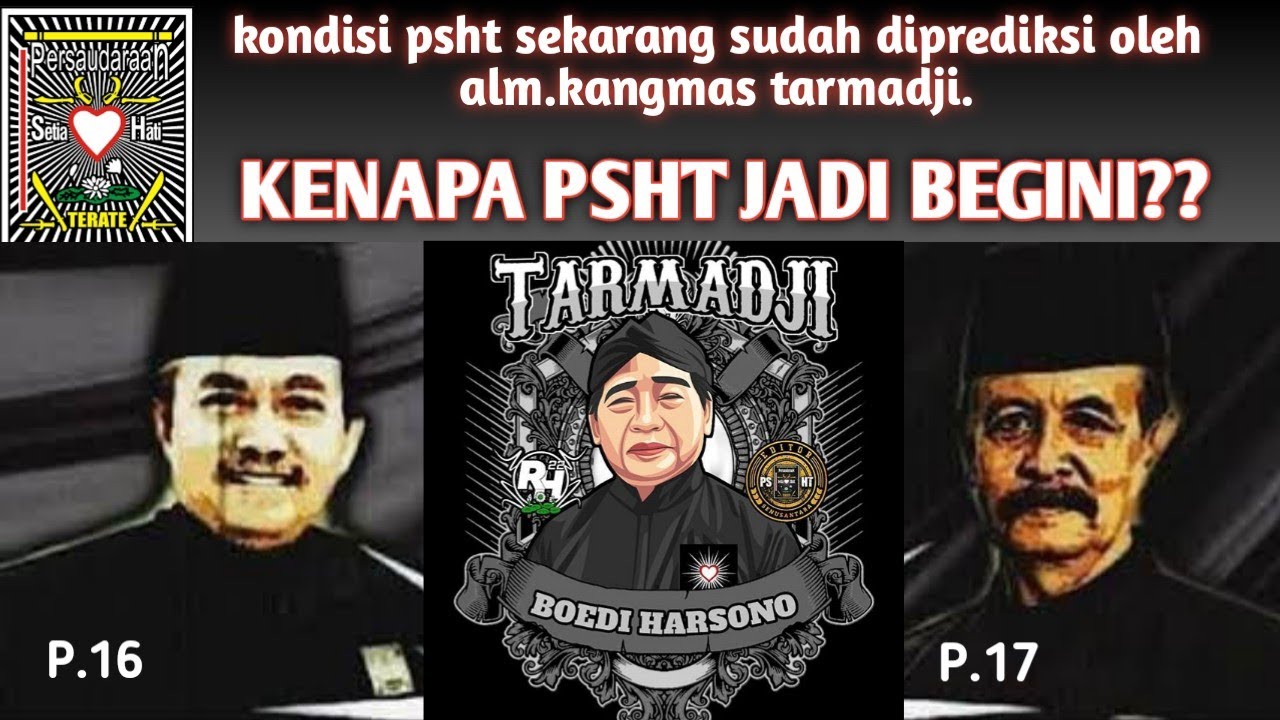 Kenapa PSHT JADI BEGINI?Kondisi ini Sdh Diprediksi Oleh alm.mas tarmadji.Dan ini bukti rekamannya.