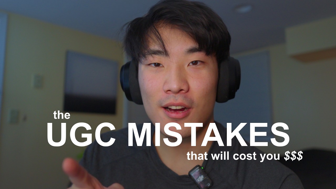If You're Starting UGC, You Will Make Mistakes