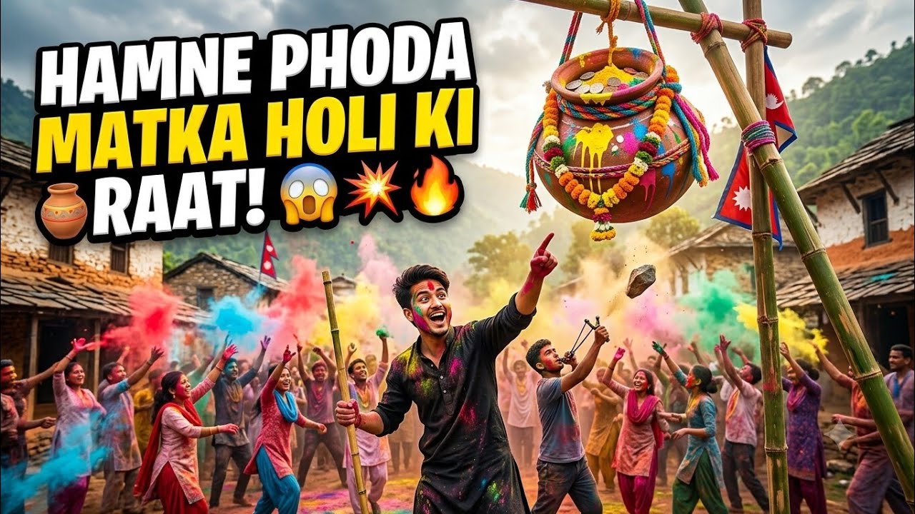 Hamne Phoda Matka Holi Ki Raat! 😱 | The Kaley Vlogs