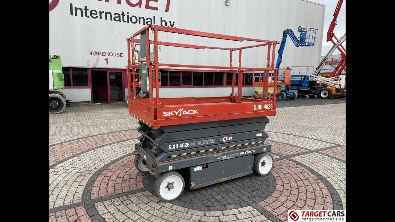 783516 SKYJACK SJ4626 ELECTRIC SCISSOR SJIII-4626 WORK LIFT 2014 70016075 311HRS 990CM