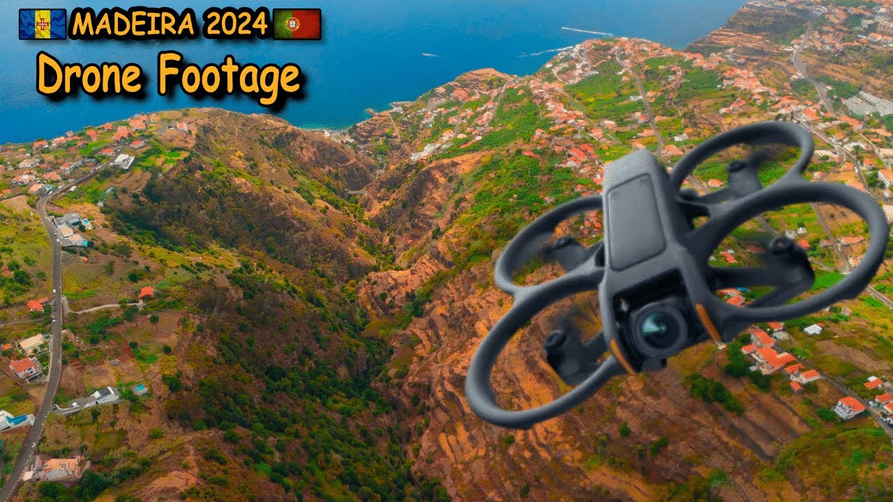 MADEIRA ☼ Flying Over the Gorge in Arco da Calheta, Madeira - Drone Footage of Waterfalls #Tramtarie
