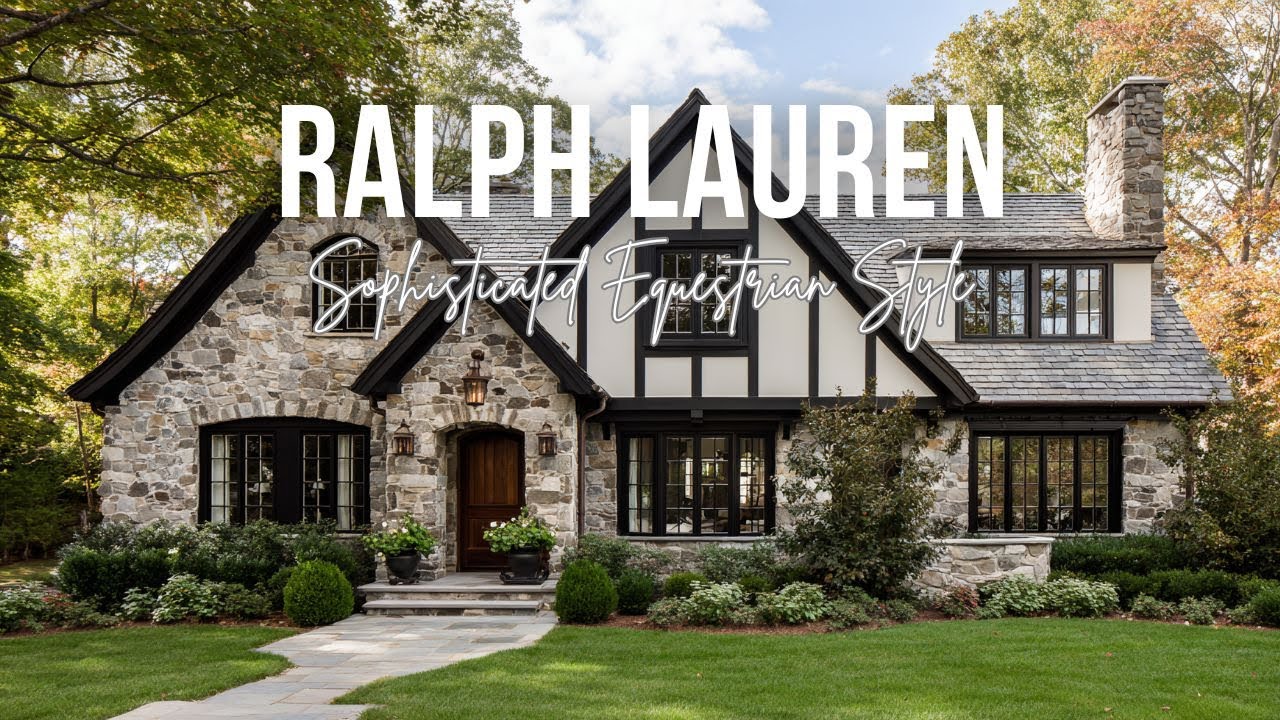 Sophisticated Equestrian Style Homes Shaped by Ralph Lauren with Noble Comfort