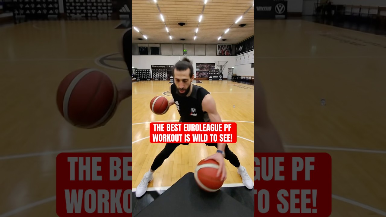 The best EuroLeague PF Toko Shengelia gets a crazy workout in!! #fyp #shorts #nba #euroleague