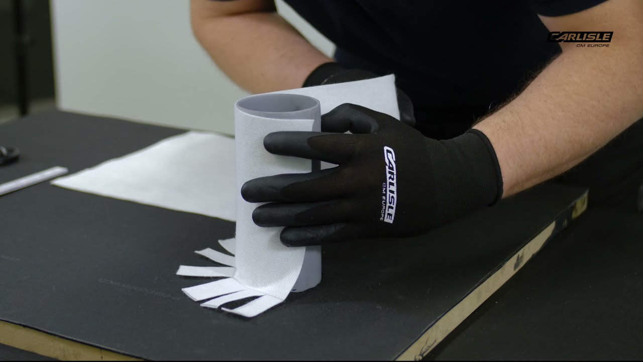 LIQUISEAL® 1C SF - Abdichtung einer runden Durchdringung mit Flüssigkunststoff | CARLISLE CM Europe