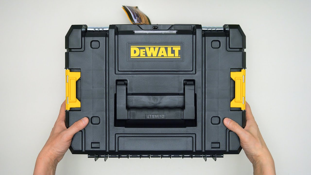 DEWALT TSTAK II Flat Top Tool Box Unboxing