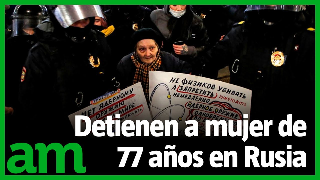 Mujer activista de 77 años es ARRESTADA en San Petersburgo