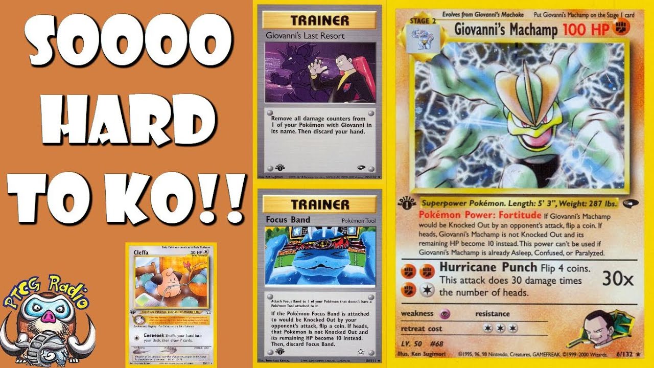 Giovanni&rsquo;s Machamp Was Crazy Difficult to KO! (Amazing Old Pokemon Deck)