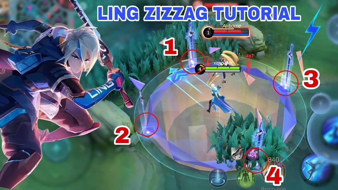 Ling Zigzag Tutorial New Combo | Must Watch!! | MLBB