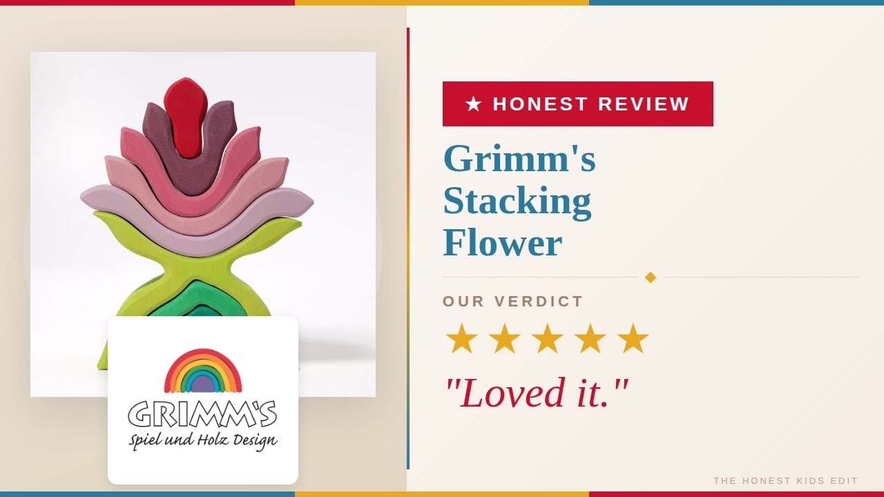In-depth review | Grimms Stacking Flower Lotus Toy Puzzle | Australian Review