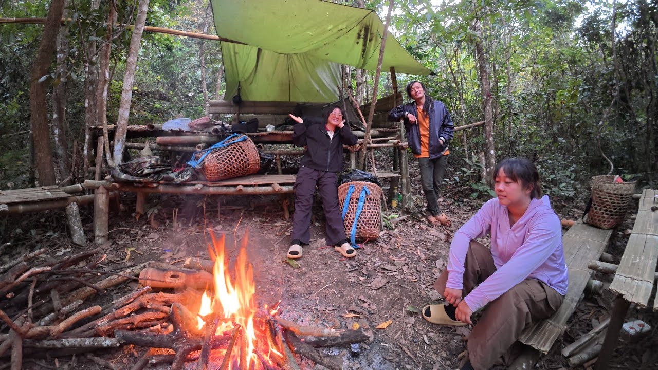 ญา​ญ่า​กับหมูอ้วน​ไปนอนป่ากับพี่จง 1คืน นั่งคุยกันสนุกสนาน​กันเลย​ทีเดียว​