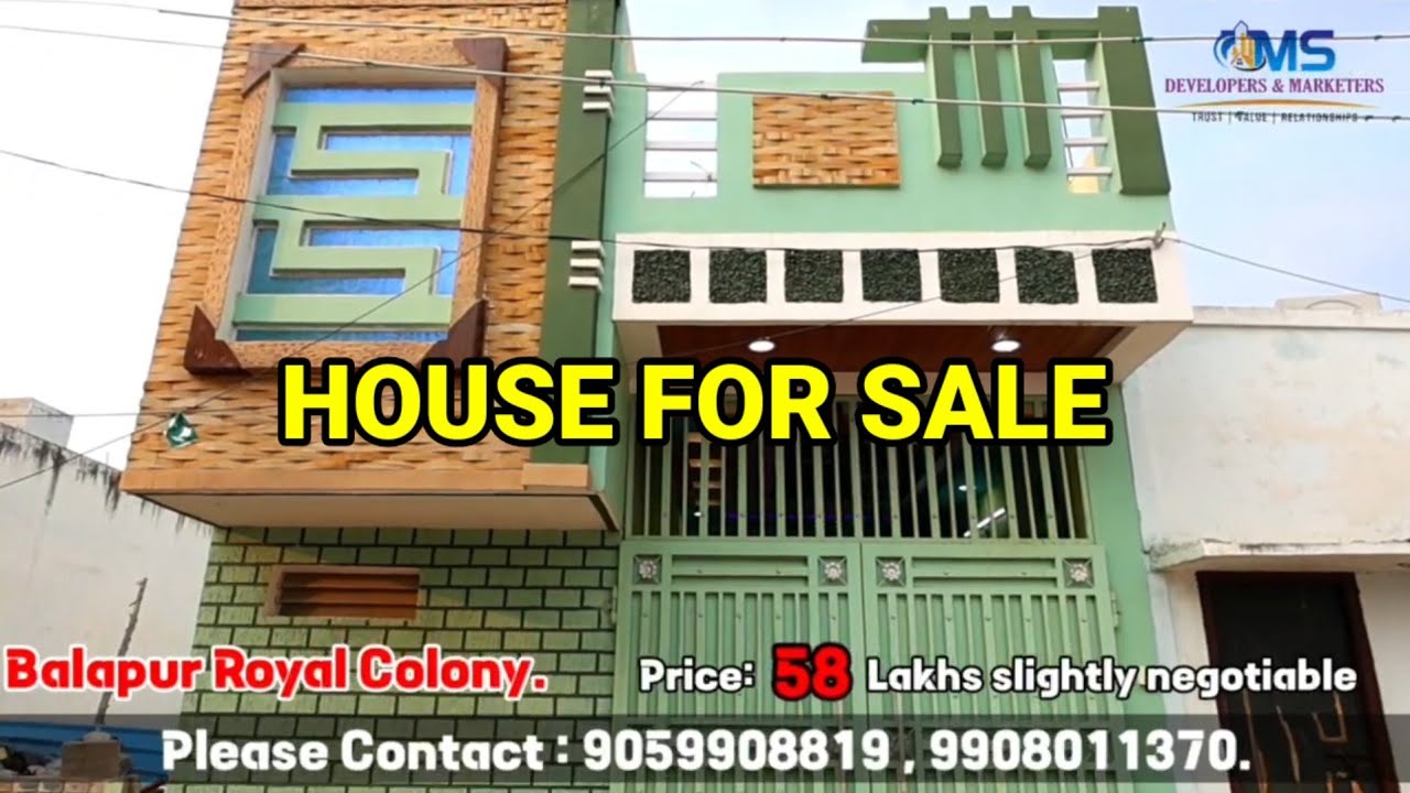 House for sale in Balapur Hyderabad ||Independent House for sale in Hyderabad