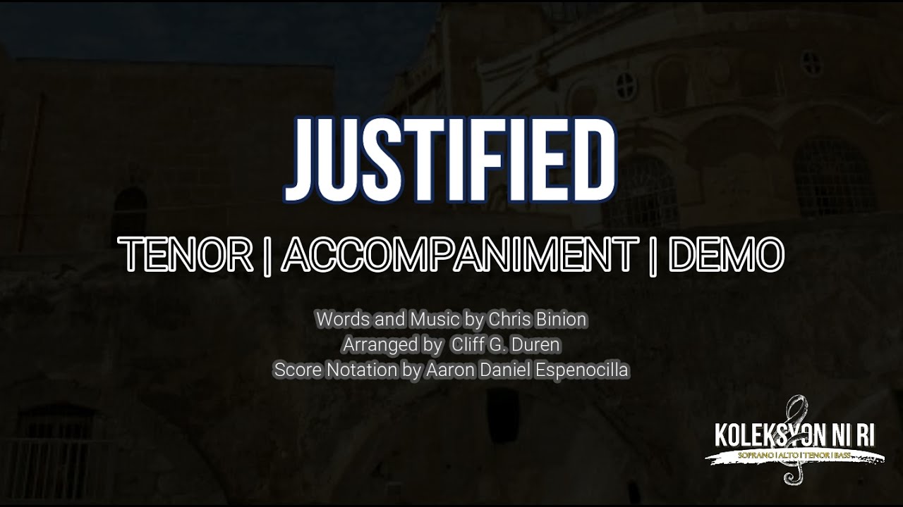 Justified | Tenor | Piano