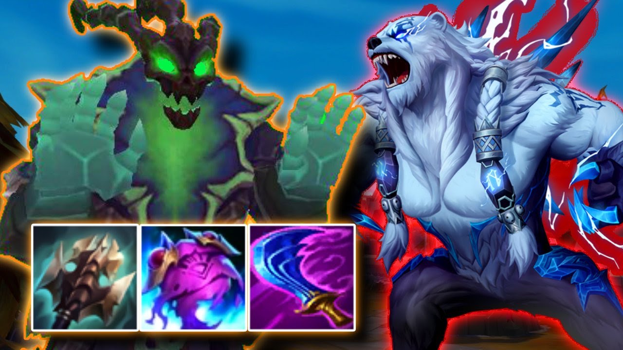 I Wrestled a Bear as AD Thresh Top - Thresh vs Volibear Top - Ranked League of Legends