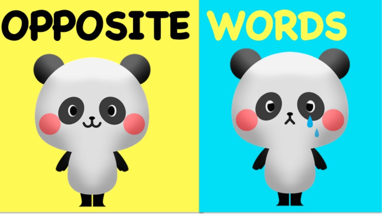 OPPOSITE WORDS 🎈| FUN KIDS LEARNING VIDEO!