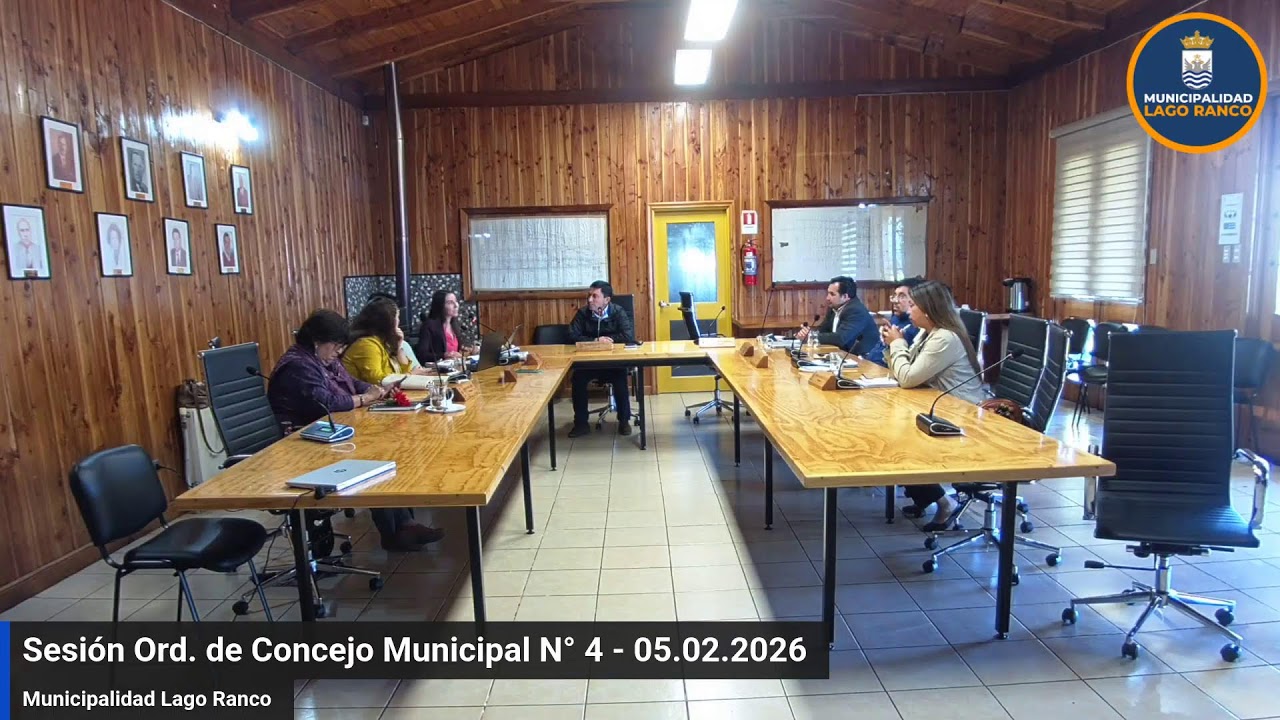 Sesión Ord. de Concejo Municipal N° 4 - 05.02.2026