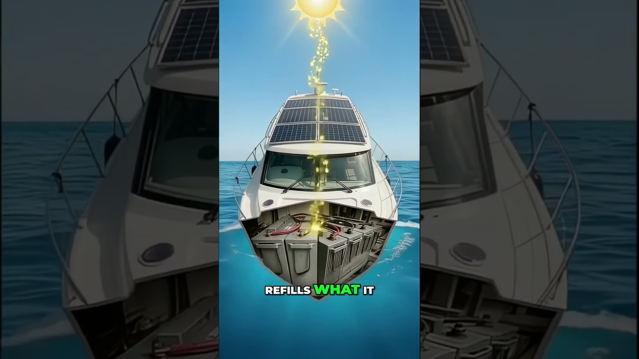 The Solar Yacht That Can Cross Oceans Without Ever Stopping for Fuel ⛵☀️