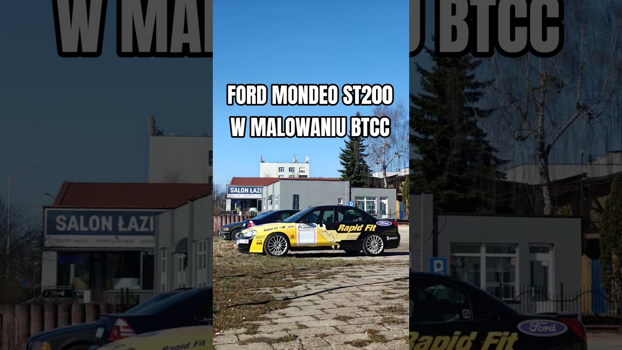 SPOTKAŁEM FORDA MONDEO ST200 W MALOWANIU Z WYŚCIG&Oacute;W BTCC 🏁 #ford #fordmondeo #mondeo #fordracing