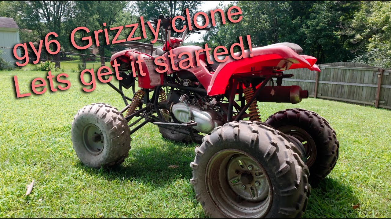 This 150cc Chinese SunL quad is a mess