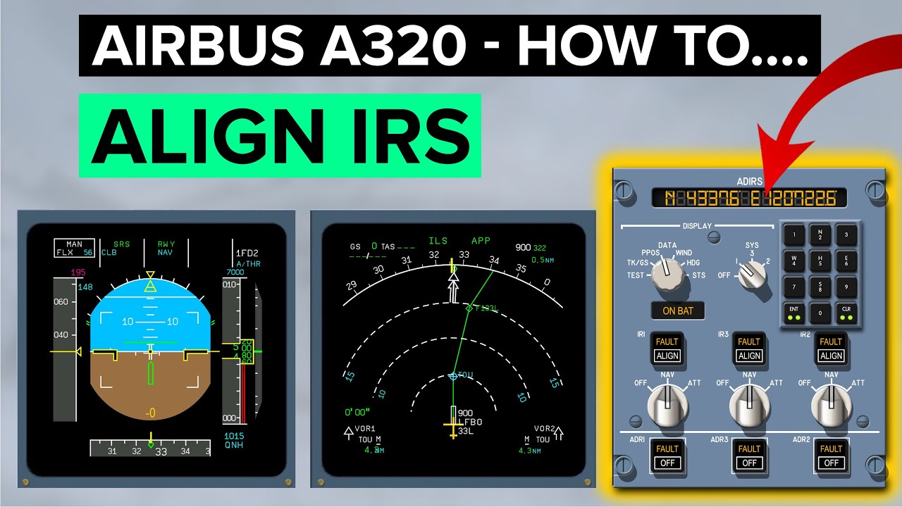 Airbus A320 ADIRS - How To Align IRS