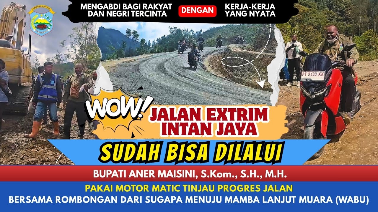 BUPATI ANER MAISINI TINJAU LOKASI PLN DAN PEMBANGUNAN JALAN MAMBA TITIGI SEKALIGUS SURVEY SEKOLAH