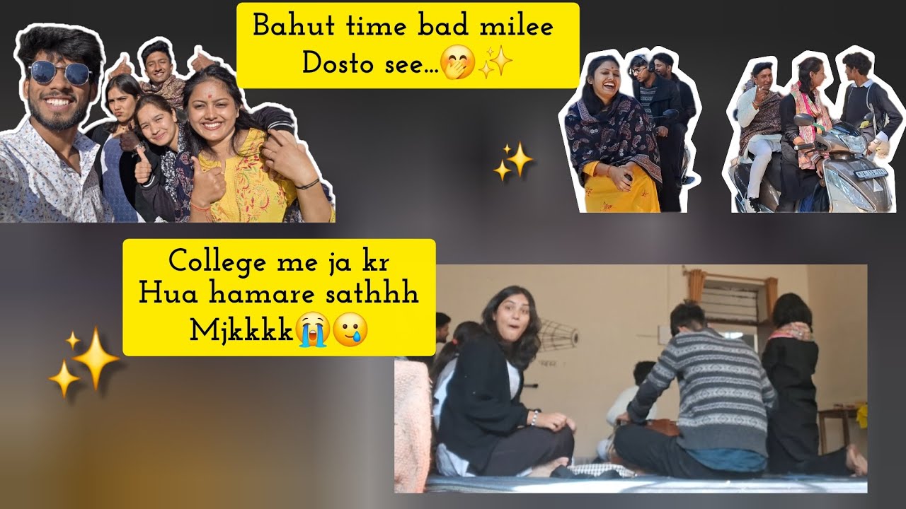 ✨️Aaj to college🛺 ja kr bana हमारा popatt😭🥲..✨️🤭💗🦋sath hi sath ki...bahut mstttt😂👀✨️🪞🦚💗🦋