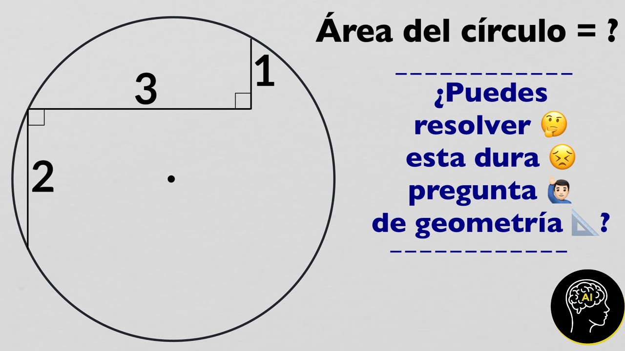 Deberías responder esta competitiva pregunta de geometría | 🤓✏😉