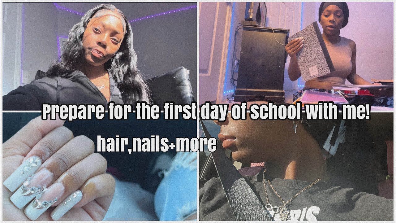 PREPARE FOR THE FIRST DAY OF SCHOOL WITH ME!! | NANI KAY #juniorszn