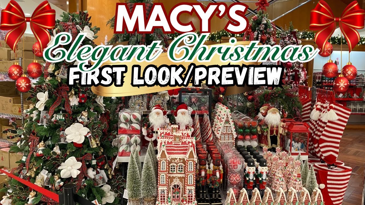 MACY&rsquo;S CHRISTMAS FIRST LOOK 2026 in-store shop with me!! 