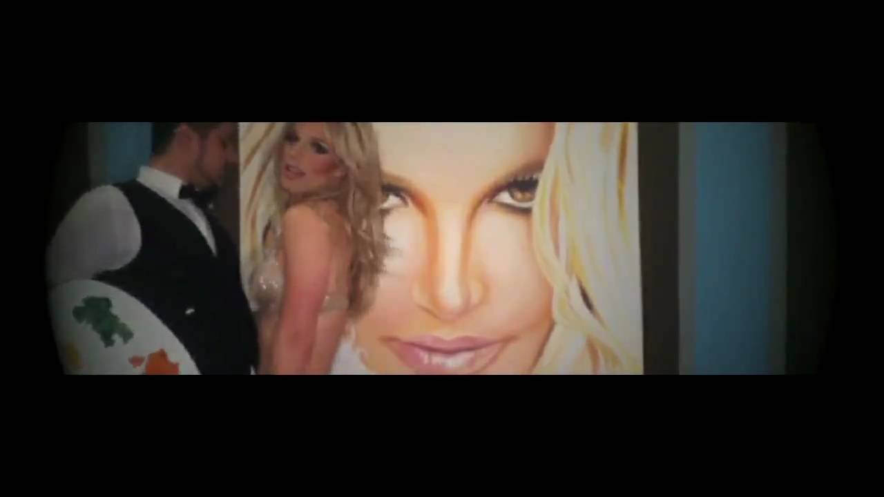 Hold it Against Me - Derrick Barry as Britney Spears & Nick San Pedro Painting