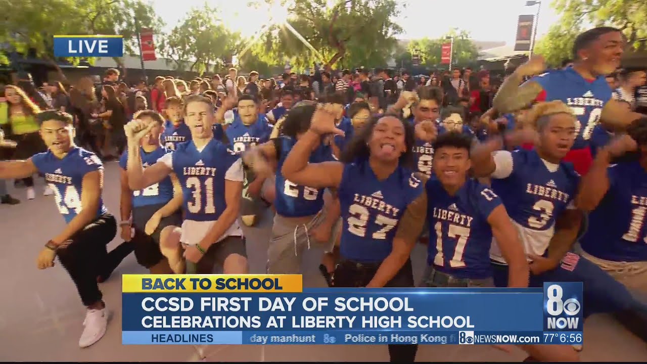 Celebrations at Liberty High School as school opens