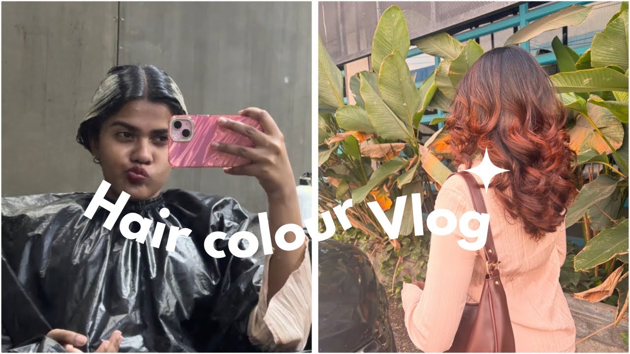 Hair colour vlog 🍂🟤🍄‍🟫👩🏼‍🦰(shopping,hair colour,haul)