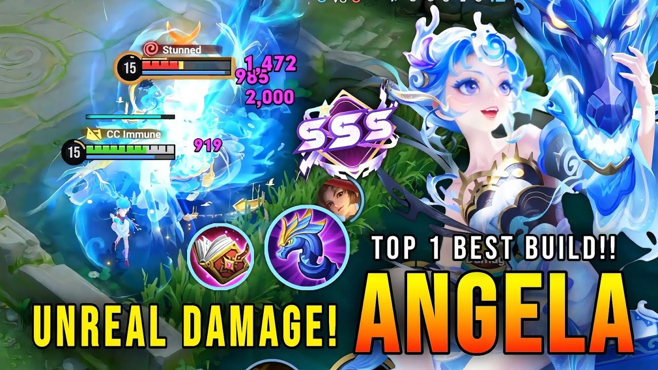 420 STARS!! Angeal Unreal Burst Magic Damage - Top 1 Best Build in Honor of Kings