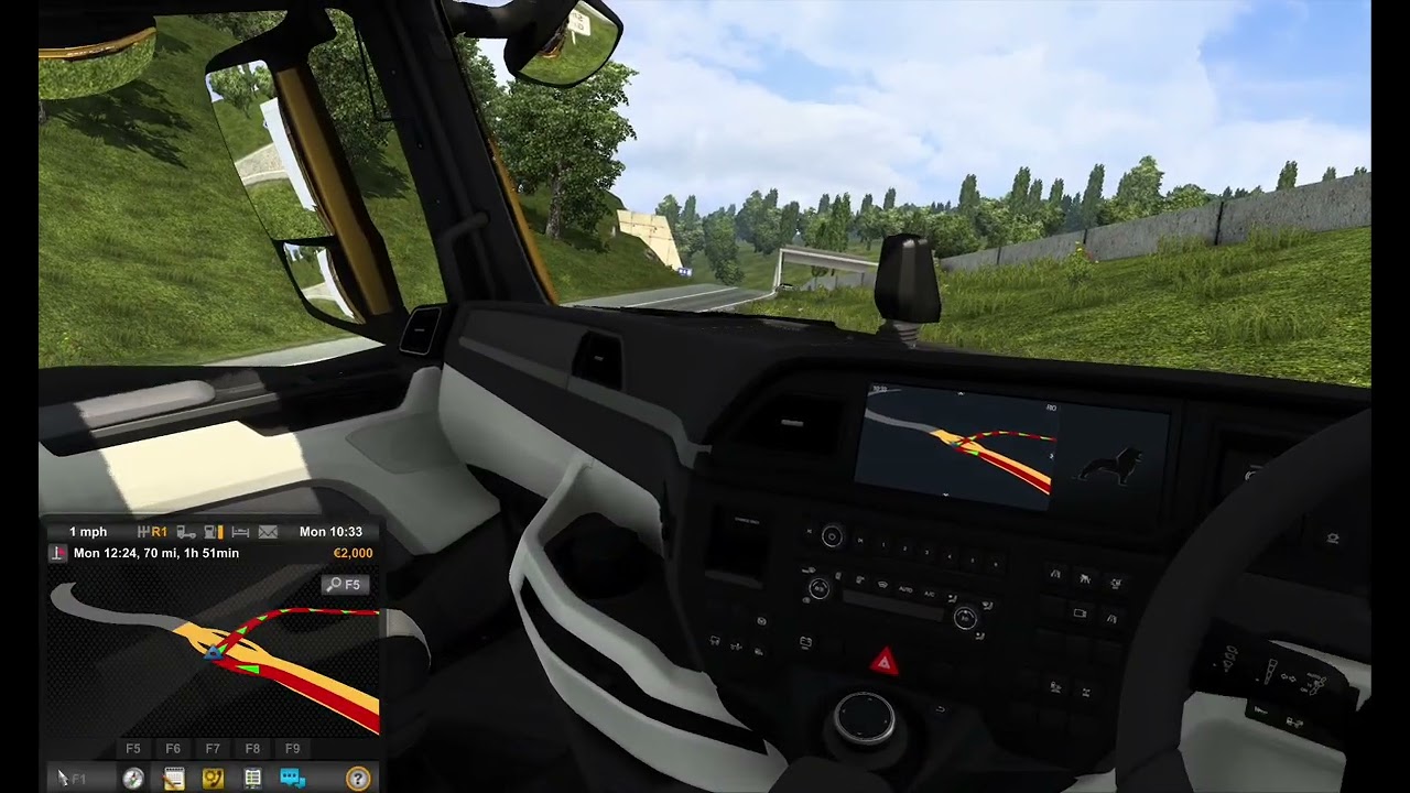 My first delivery in Euro Truck Simulator | Beginner Gameplay in macOS #1
