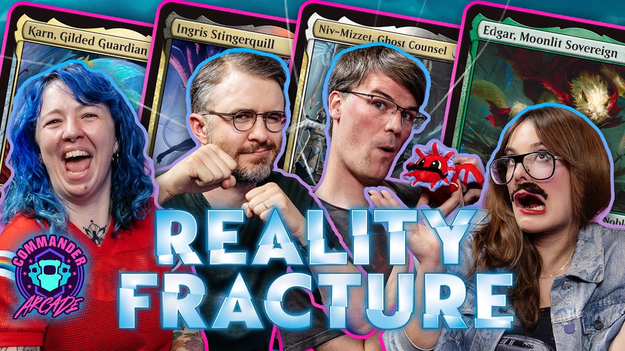 Reality Fracture MIRRORED Commanders Battle! | 5-Color Karn vs. Ingris vs. Ghost Niv vs. Wolf Edgar 