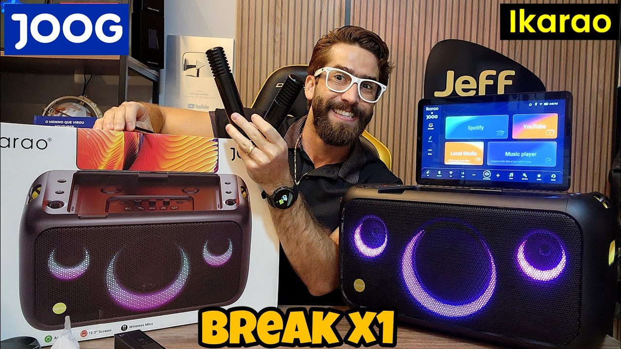 JOOG X IKARAO BREAK X1: O FUTURO DAS CAIXAS DE SOM CHEGOU! (Analise completa)