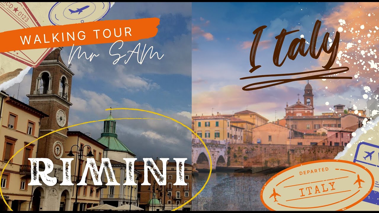 Rimini, ITALY,  Walking Tour around the City