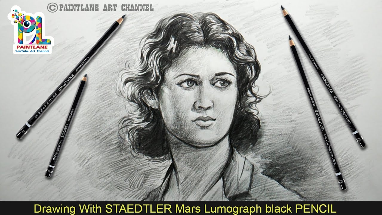 How to Draw and Shade A Female Portrait With PENCIL | step by step Pencil Art