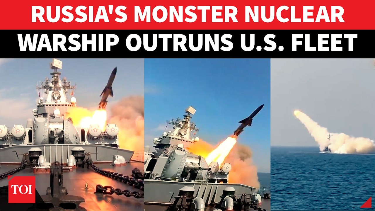 Russia Unleashes 28,000-Ton Fastest Nuclear Warship Against Entire U.S. Fleet In Big Naval Showdown