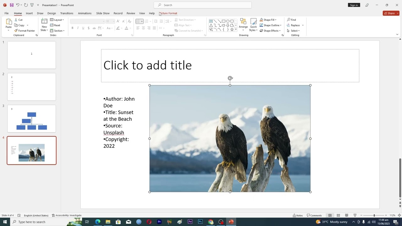 Как сжать изображения в PowerPoint
