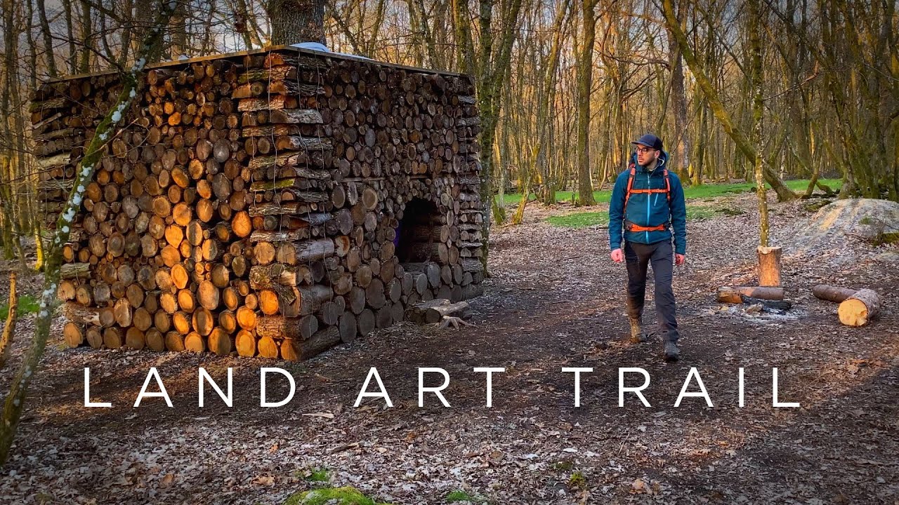 Saving daylight on the Land Art Trail (Sentier d'Art) - 58km solo silent hiking film