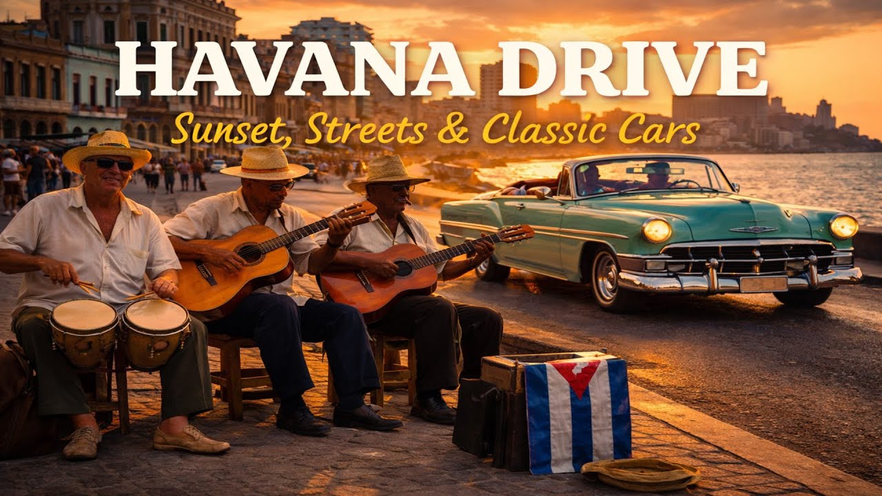 Havana Drive | Sunset, Streets & Classic Cars 🇨🇺