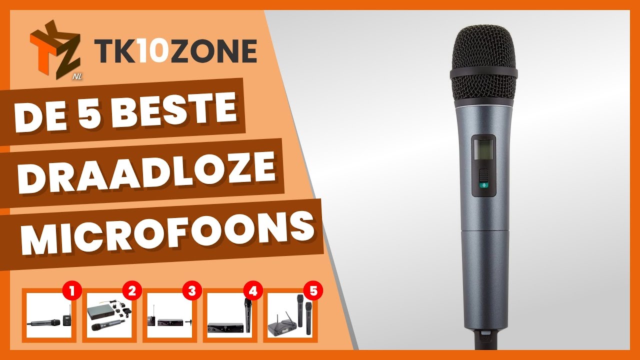 De 5 beste draadloze microfoons