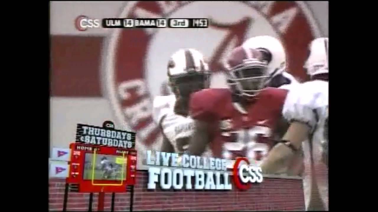 2007 UL-Monroe vs. Alabama Highlights