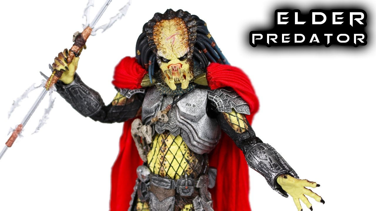 NECA ELDER PREDATOR Alien vs Predator Action Figure Toy Review