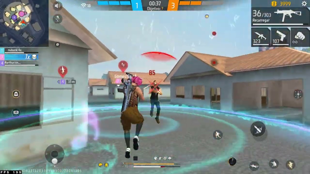 HIGHLIGHTS EM 3x3 APOSTADO! 🥋🏆 PC FRACO FREE FIRE I7 3770 GTX 1650