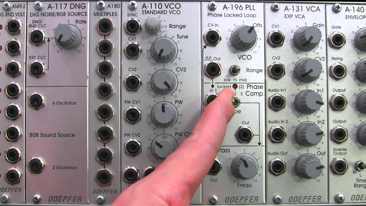 Doepfer A196 PLL Phase Locked Loop Basics