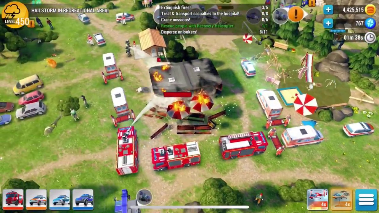 EMERGENCY HQ - HAILSTORM IN RECREATIONAL AREA!