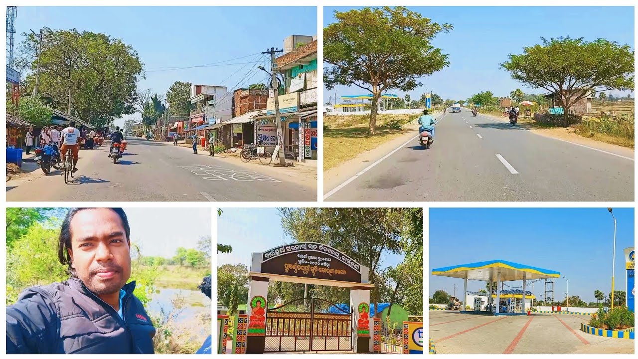 Baunsuni Bazar Town Market Road || Road Trip || Boudh || Odisha